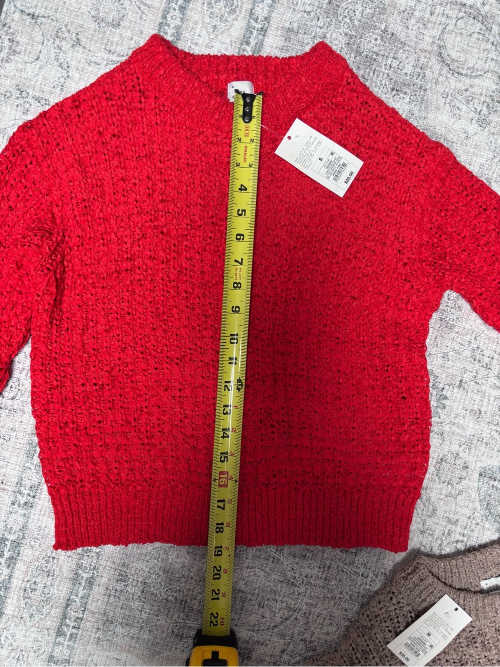 a new day Knit Crew Sweaters Duo in Red and Taupe - Picture 5 of 10